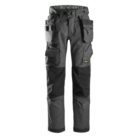 Snickers 6923 Floorlayer Trousers + Holster (Grey) 1 Snickers 6923 Floorlayer Trousers