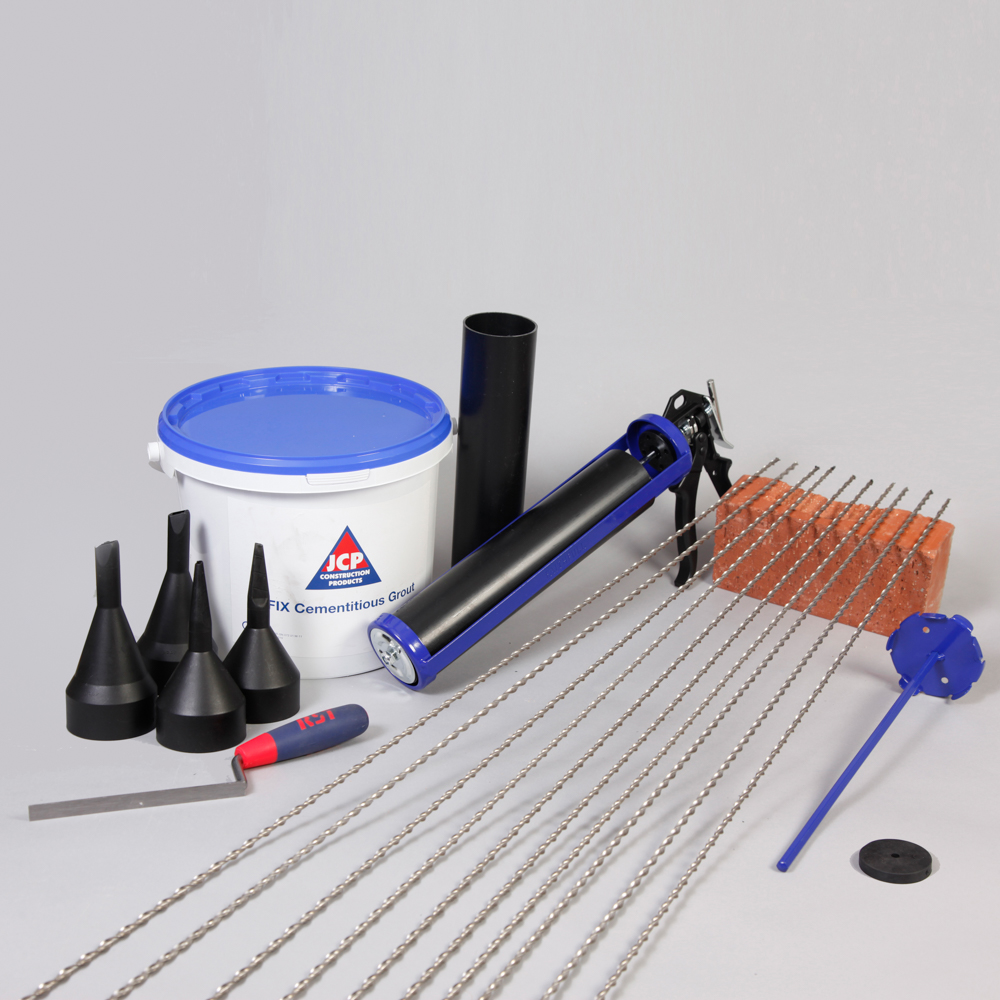 Crack Stitching Kit (Grout) – 10 x Crack Stitching Bars 1m x 8mm 1 Crack Stitching Kit (Grout)