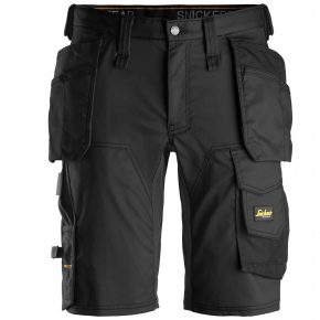 Snickers Shorts 6141-Snickers-Allround-Slim-Shorts-Black