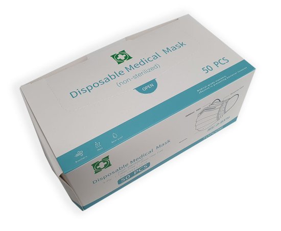 Disposable Medical Mask - Box of 50 2 Disposable Medical Mask - Box of 50 - Image 2