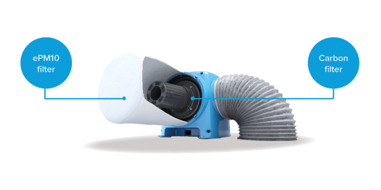 Nuaire Drimaster Eco Nox Whole House Ventilation System with Heat (PIV + Carbon Filters) 3 Nuaire Dimaster Eco Nox