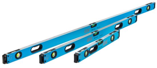 OX Pro Level Bag with 1800mm, 1200mm & 600mm Pro Levels - OX-P028603