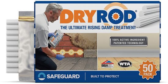 Dryrod Damp-Proofing Rods (10 Pack - 1.2m Coverage) 1 Damp Proofing Rods Box of 10 Next Generation Rising Damp