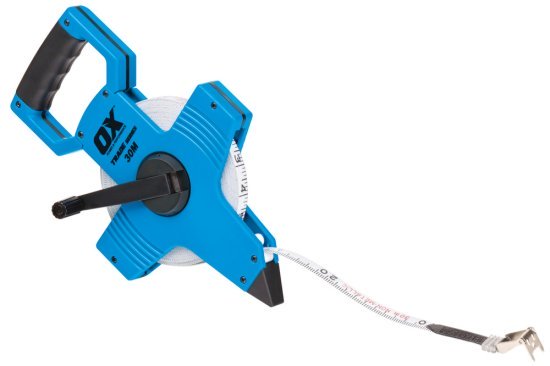 OX Trade Open Reel Tape Measure - 30m / 100ft - OX-T023503