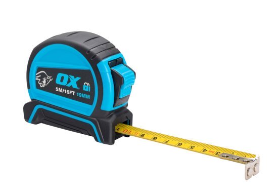 OX Pro Dual Auto Lock Tape Measure - 5m - OX-P505205