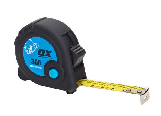 OX Trade 3m Tape Measure - Metric Only - OX-T029103
