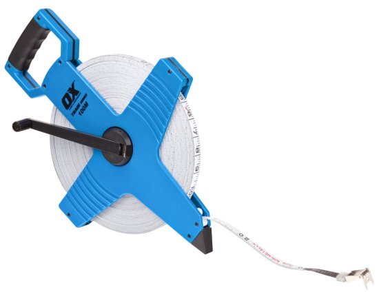 OX Trade Open Reel Tape Measure - 100m / 330ft - OX-T023510