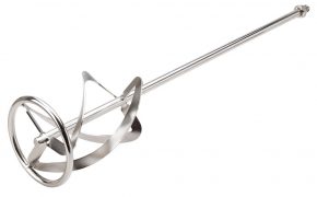 OX Pro M14 Mixing Paddle - 135 x 650mm Negative Helix - OX-P120435