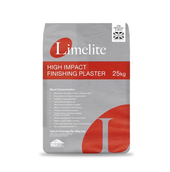 Limelite High Impact Finishing Plaster - 25KG 1 High Impact Finishing Plaster