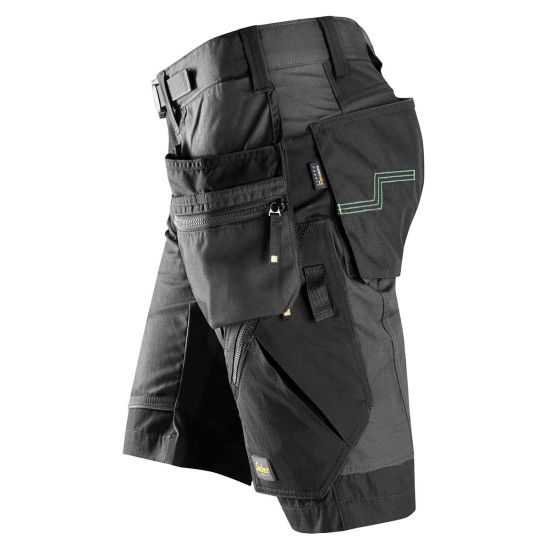 Snickers Shorts 6904 FlexiWork Holster Pocket Shorts - Steel Grey 4 Snickers Shorts 6904 FlexiWork Holster Pocket Shorts - Steel Grey - Image 4