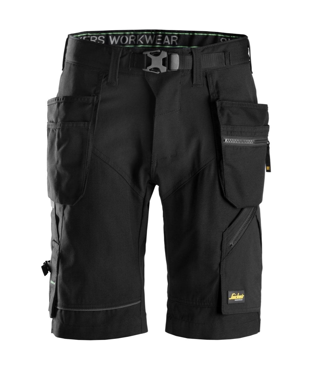 Snickers Shorts 6904 FlexiWork Holster Pocket Shorts - Black