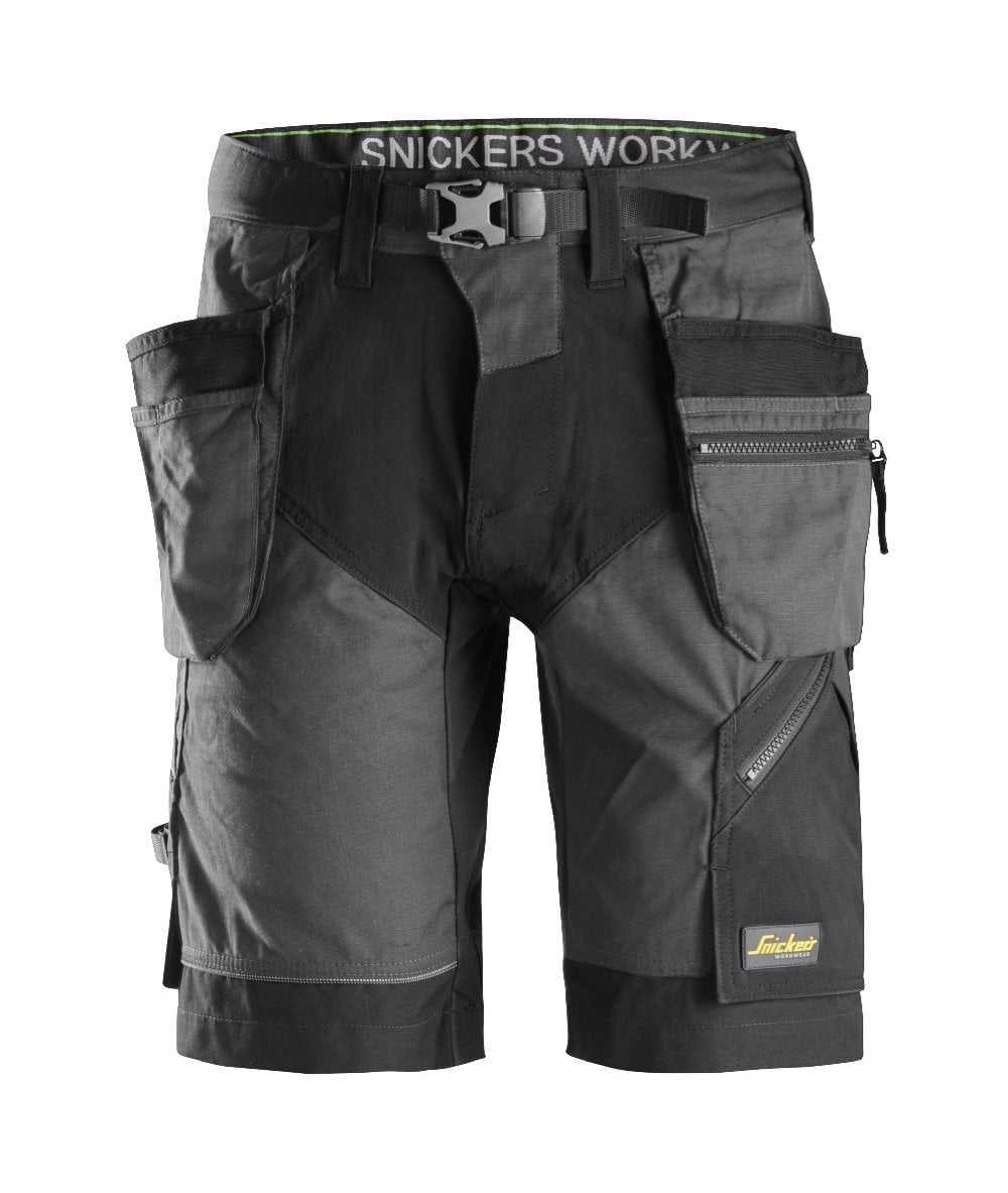 Snickers Shorts 6904 FlexiWork Holster Pocket Shorts - Steel Grey 1 Snickers Shorts 6904 FlexiWork Holster Pocket Shorts - Steel Grey