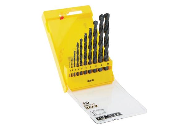 DT5911 HSS-R Jobber Drill Bit Set, 10 Piece - DEWDT5911QZ