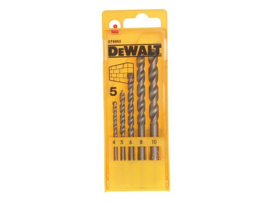 Masonry Drill Set 5 Piece 4-10mm - DEWDT6952QZ