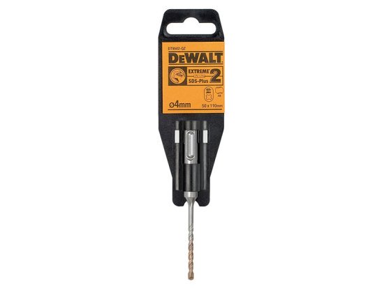 SDS-Plus EXTREME 2® Drill Bit 4 x 110mm - DEWDT9502QZ 1 SDS-Plus EXTREME 2® Drill Bit 4 x 110mm - DEWDT9502QZ
