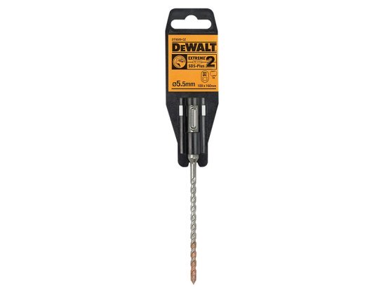 SDS-Plus EXTREME 2® Drill Bit 5.5 x 160mm - DEWDT9509QZ 1 SDS-Plus EXTREME 2® Drill Bit 5.5 x 160mm - DEWDT9509QZ