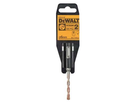 SDS-Plus EXTREME 2® Drill Bit 6 x 110mm - DEWDT9514QZ 1 SDS-Plus EXTREME 2® Drill Bit 6 x 110mm - DEWDT9514QZ