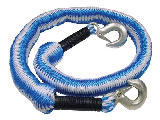 Tow Rope Expanding 4m Metal Hooks 3 Tonnes - FAIAUTRELAST