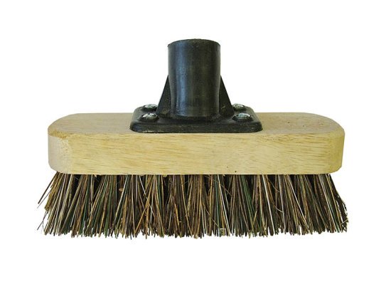 Deck Scrub Broom Head 175mm (7in) Threaded Socket - FAIBRDECKSCR 1 Deck Scrub Broom Head 175mm (7in) Threaded Socket - FAIBRDECKSCR