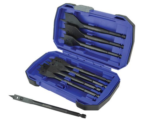 Flat Bit Set 8 Piece 10-38mm - FAIFBSET8 1 Flat Bit Set 8 Piece 10-38mm - FAIFBSET8