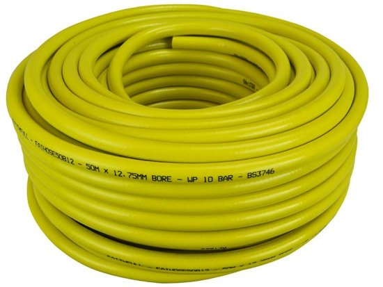 Heavy-Duty Reinforced Builder's Hose 50m 12.5mm (1/2in) Diameter - FAIHOSE50B12 1 Heavy-Duty Reinforced Builder's Hose 50m 12.5mm (1/2in) Diameter - FAIHOSE50B12