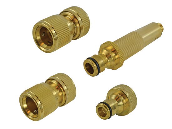 Brass Nozzle & Fittings Kit 4 Piece 12.5mm (1/2in) - FAIHOSESET4 1 Brass Nozzle & Fittings Kit 4 Piece 12.5mm (1/2in) - FAIHOSESET4
