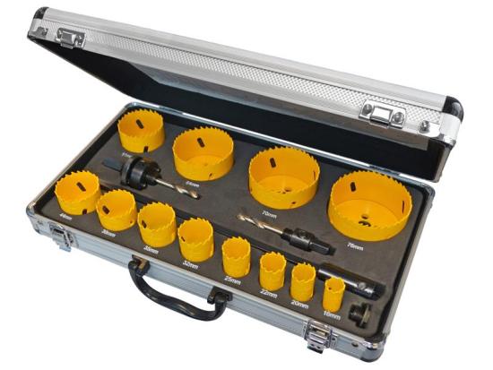 Universal Varipitch Holesaw Kit 16 Piece 16-76mm - FAIHSKU