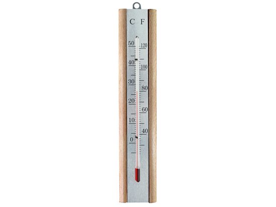 Thermometer Wall Beech Silver 200mm - FAITHBEECH