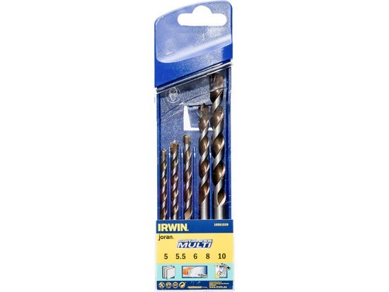 Cordless Multi-Purpose Drill Bit Set 5 Piece 5-10mm - IRW10501939 1 Cordless Multi-Purpose Drill Bit Set 5 Piece 5-10mm - IRW10501939