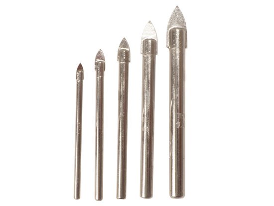 Glass & Tile Drill Bit Set of 5 - IRW10507912