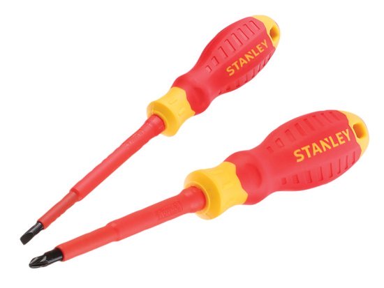FatMax® VDE Insulated Pozidriv & Slotted Screwdriver Set 2 Piece 1 FatMax® VDE Insulated Pozidriv & Slotted Screwdriver Set 2 Piece