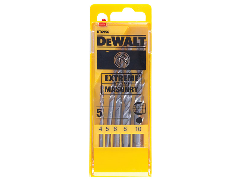 Extreme Masonry Drill Bit Set 5 Piece - DEWDT6956QZ 1 Extreme Masonry Drill Bit Set 5 Piece - DEWDT6956QZ