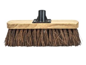 Broom Head Bassine Varnished 300mm (12in) Threaded Socket - FAIBRBASS12R