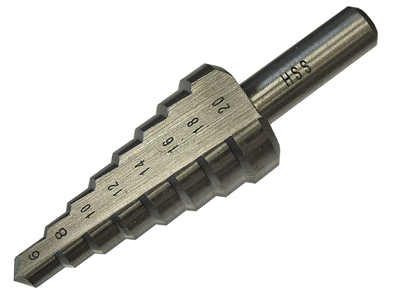 HSS Step Drill Bit 6-20mm - FAISD620 1 HSS Step Drill Bit 6-20mm - FAISD620