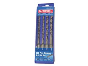 SDS Plus Drill Bit Set 4 Piece 5.5-8mm - FAISDSSET4