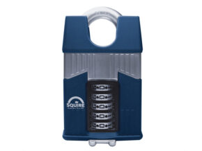 Warrior High-Security Closed Shackle Combination Padlock 65mm - HSQWC65CS