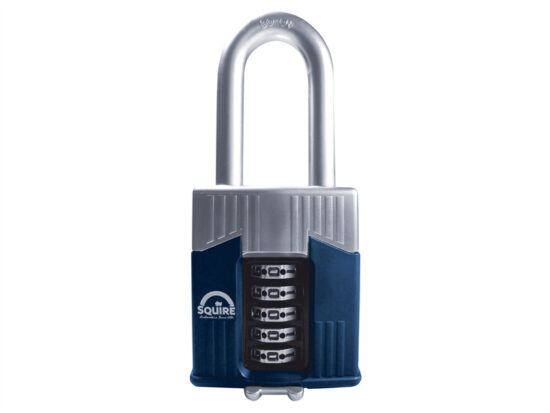 Warrior High-Security Long Shackle Combination Padlock 65mm - HSQWC65LS 1 Warrior High-Security Long Shackle Combination Padlock 65mm - HSQWC65LS
