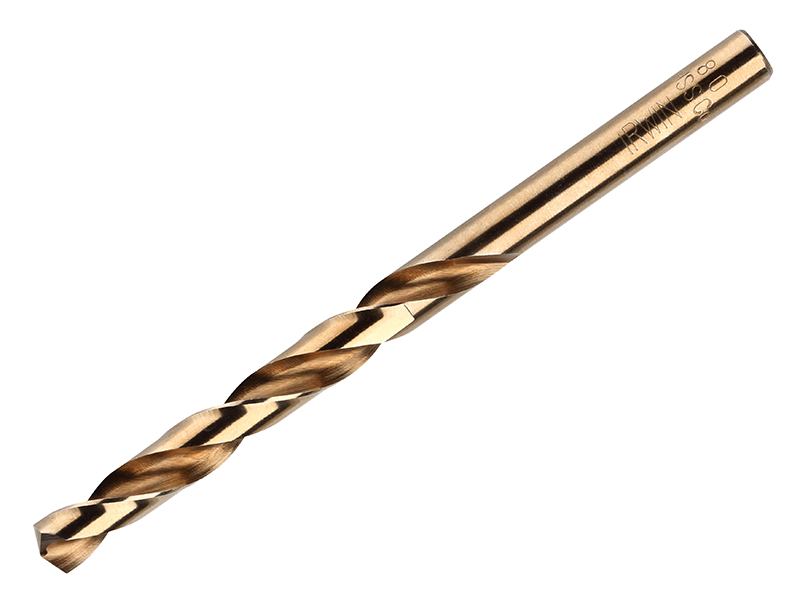 HSS Cobalt Drill Bits (5) 10.0mm OL:133 WL:87mm - IRW10502538 1 HSS Cobalt Drill Bits (5) 10.0mm OL:133 WL:87mm - IRW10502538