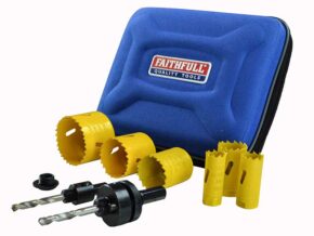 Universal Varipitch Holesaw Plumber's Kit 9 Piece 19-57mm - FAIHSKP
