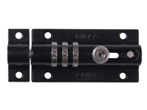 3-Wheel Re-Codeable CombiBolt Lock Black - HSQCOMBI3