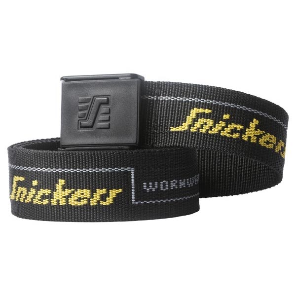 Snickers Logo Belt 9033 - Black 2 Snickers Logo Belt 9033 - Black - Image 2