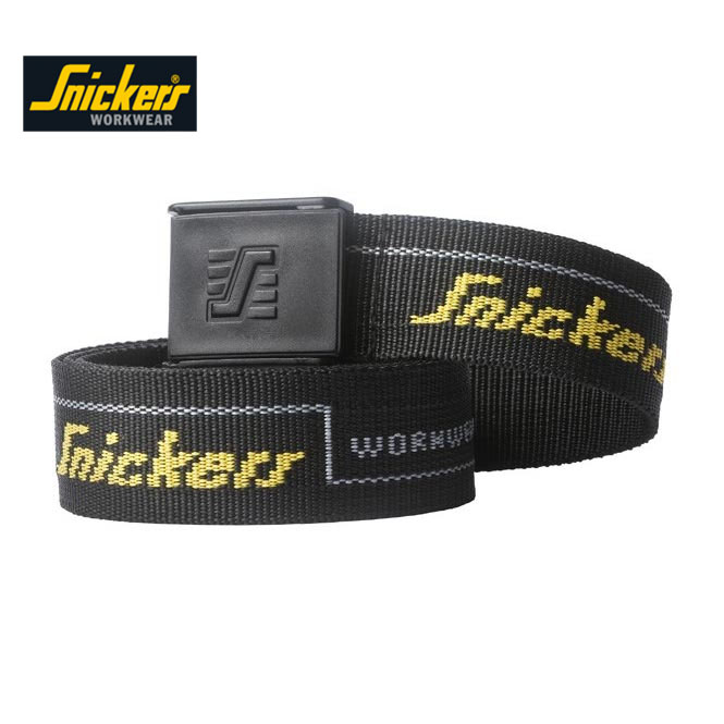 Snickers Logo Belt 9033 - Black 3 Snickers Logo Belt 9033 - Black - Image 3