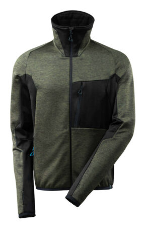 Mascot 17103 Advanced Fleece Jumper - Green & Black
