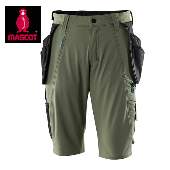 Mascot Shorts 17149 Holster Pockets – Moss Green 2 Mascot Shorts 17149 Holster Pockets – Moss Green - Image 2