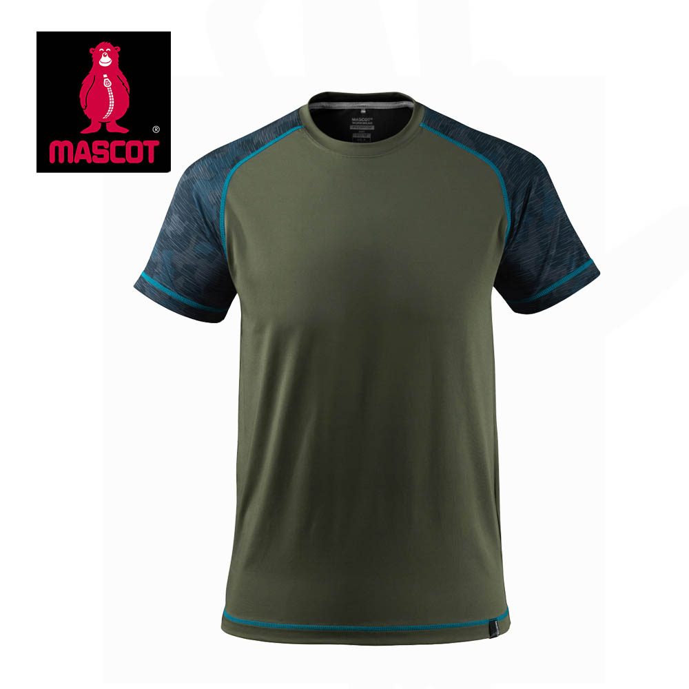 Mascot Workwear T Shirt 17482 - Moss Green 2 Mascot Workwear T Shirt 17482 - Moss Green - Image 2