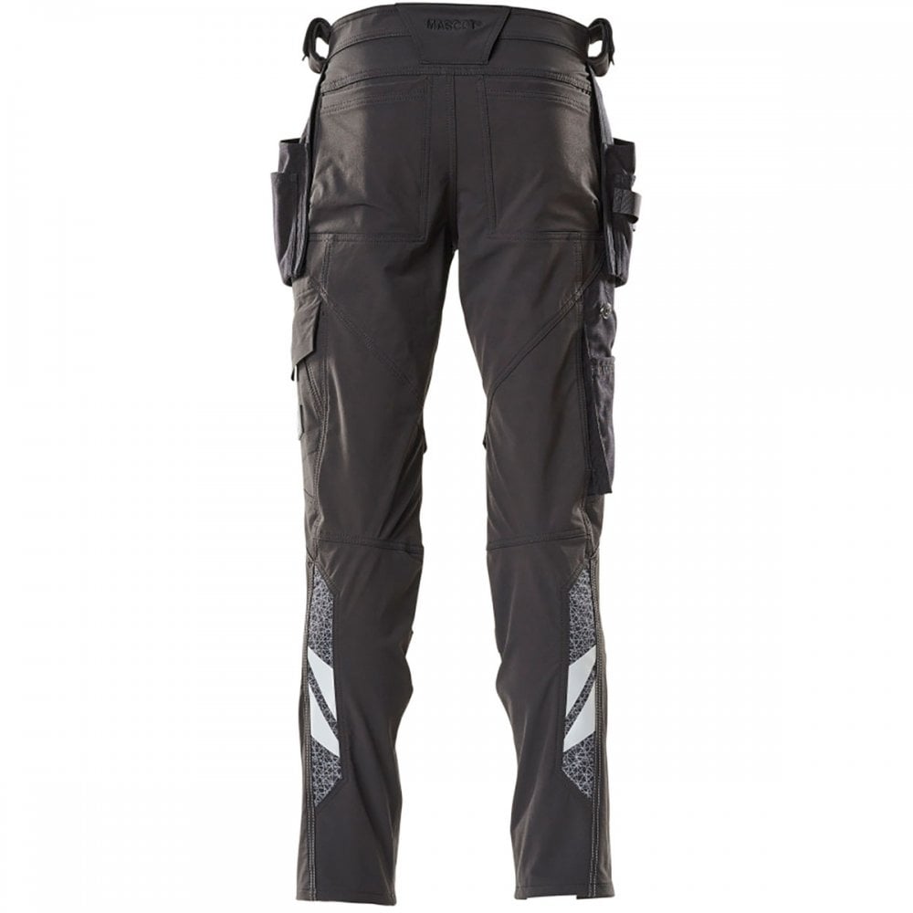 Mascot Workwear Trousers 18031 - Black with Kneepad Pockets and Holster Pockets 2 Mascot Workwear Trousers 18031 - Black with Kneepad Pockets and Holster Pockets - Image 2
