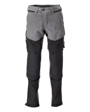 Mascot Trousers with kneepad pockets - Black / Stone Grey - 22279