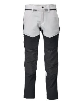 Mascot Trousers with kneepad pockets - White / Stone Grey - 22379