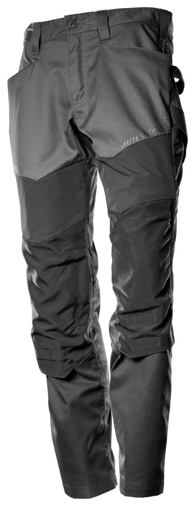 Mascot Trousers with kneepad pockets - Stone Grey / Black - 22479 2 Mascot Trousers with kneepad pockets - Stone Grey / Black - 22479 - Image 2