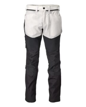 Mascot Trousers with kneepad pockets - White / Stone Grey - 22479